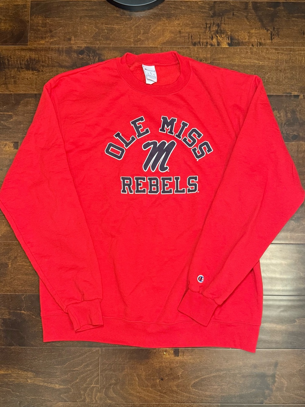 Ole Miss University Rebels Crewneck Sweatshirt Mens Size Large